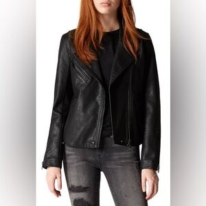 BLANK NYC Leather Moto Jacket
